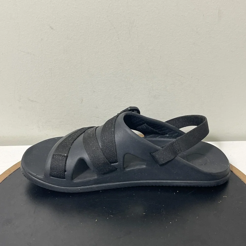 Chaco Chillos Sport Sandals Men Size 12 Adjustable Strap Black Outdoor Slide